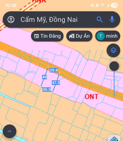 Đất nền xã Xuân Đông, Cẩm Mỹ, Đồng Nai 1500m² - Nở hậu, giá chỉ 1.5 tỷ!