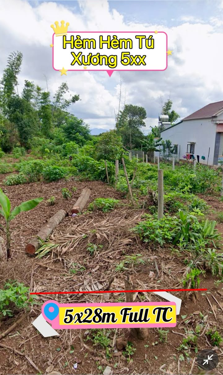Đất thổ cư Hẻm Tú Xương, An Phú, 140m² giá chỉ 500 triệu - Cơ hội đầu tư tuyệt vời!