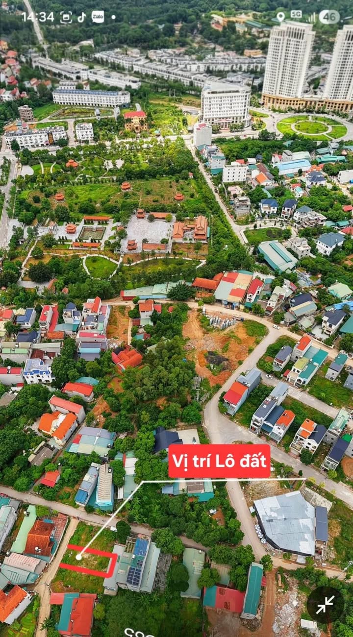 Đất nền Vĩnh Yên 114m² giá 2 tỷ - Gần trục chính Làng Bầu