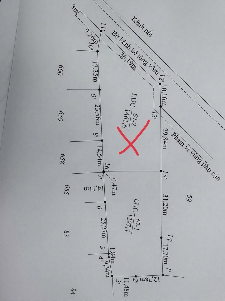 Đất lúa 1461m² xã Vĩnh Công giá 1.5 tỷ - Sổ hồng chính chủ, thương lượng tốt!