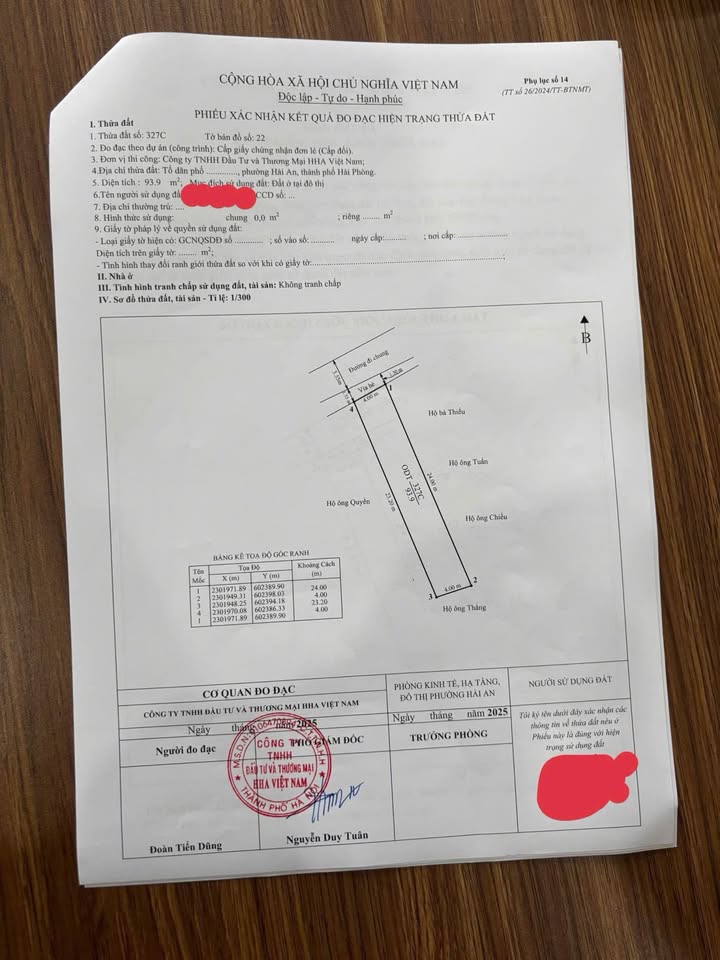 Đất nền Tràng Cát, Hải An 93,9m² giá 2,799 tỷ - Cơ hội đầu tư tuyệt vời!