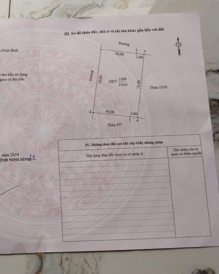Đất nền Yên Thịnh, Yên Mô 216m² - Đầu tư sinh lời ngay!
