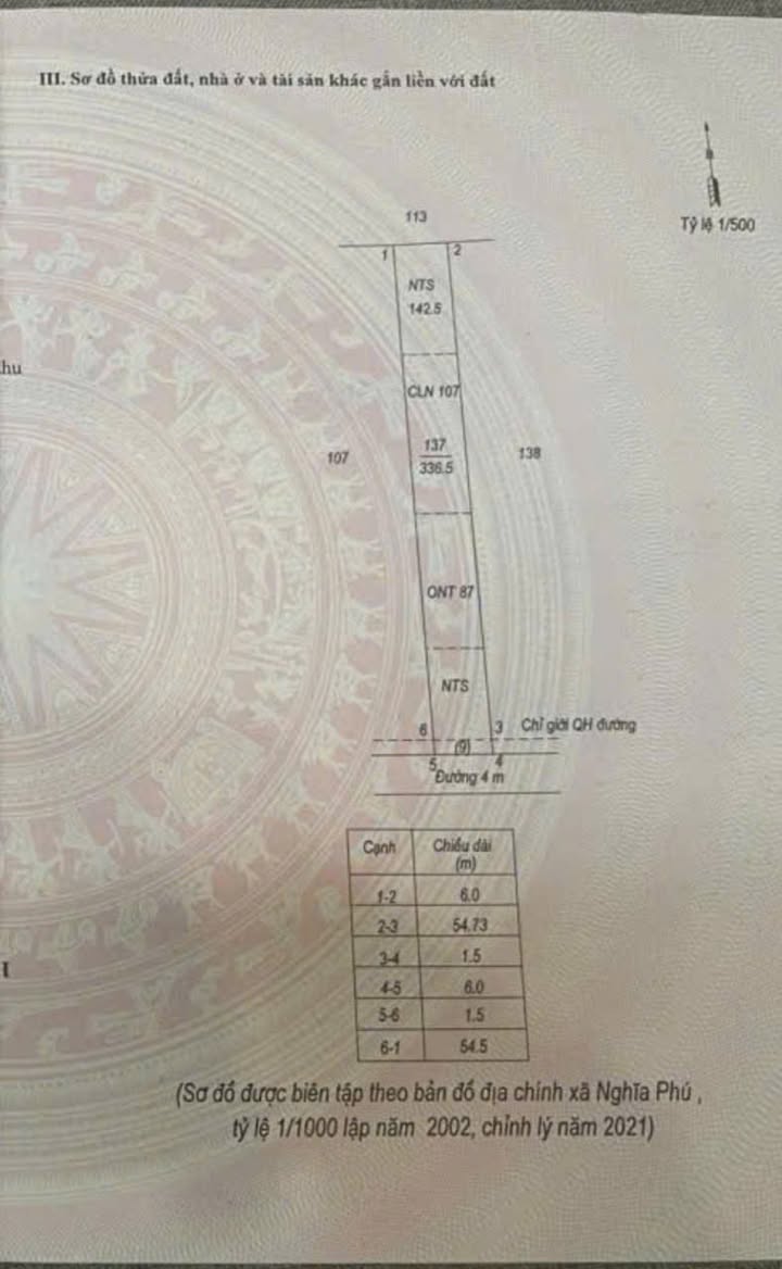 Đất thổ cư Hồng Phong, Nghĩa Hưng 336m² giá 500 triệu - Cơ hội đầu tư tuyệt vời!