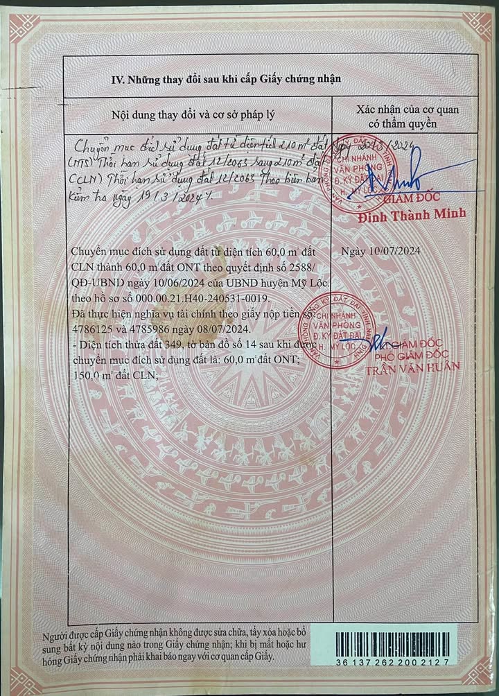 Đất thổ cư 60m² xã Mỹ Phúc, 210m² chỉ 2,7 tỷ - Đầu tư sinh lời!