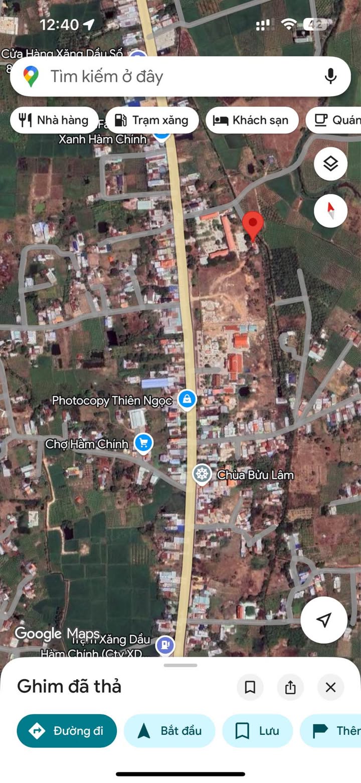 Đất thổ cư 800m² tại Hàm Liêm - Sát quốc lộ 28, giá 800 triệu VND