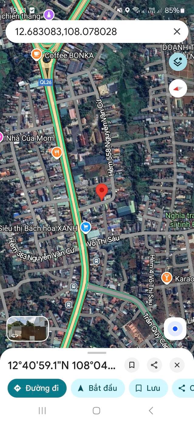 Đất mặt hẻm 558 Nguyễn Văn Cừ, Tân Lập 170m² giá 4.2 tỷ - Đầu tư sinh lời tiềm năng!