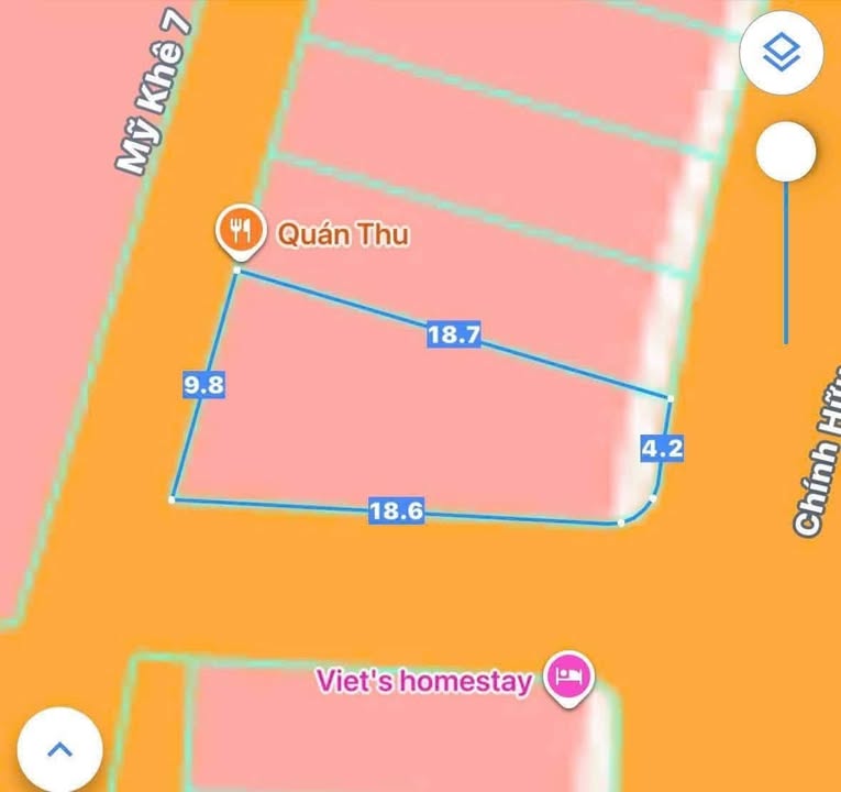 Đất góc 3 mặt tiền đường Mỹ Khê 7, quận Sơn Trà, 236m² - Đầu tư sinh lời ngay!