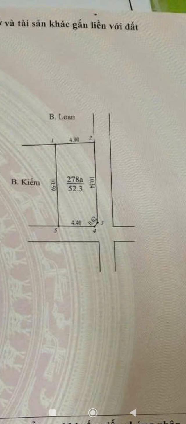 Đất Lô Góc La Phù 52.3m² giá 5 tỷ - Ô tô đỗ cửa, tặng nhà