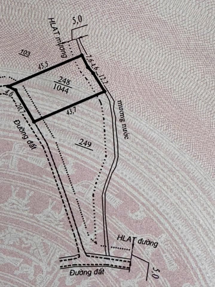 Đất nền 1044m² tại xã Hoài Đức, Lâm Hà - Giá chỉ 850 triệu, sổ đỏ chính chủ!