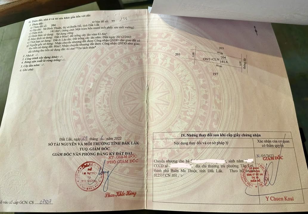 Đất nền đẹp tại Buôn Hồ, Đắk Lắk - Diện tích 80m² chỉ 250 triệu!