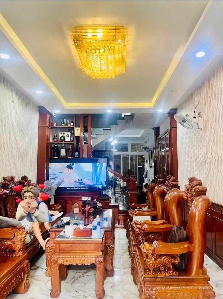 Nhà 5 tầng Gò Xoài, Bình Tân 66m² giá 7 tỷ - Thiết kế hiện đại, có phòng xông hơi!