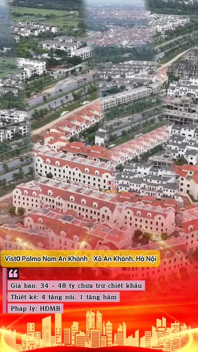 Townhouse Vista Palma An Khánh 154m² - Phong cách Địa Trung Hải đẳng cấp