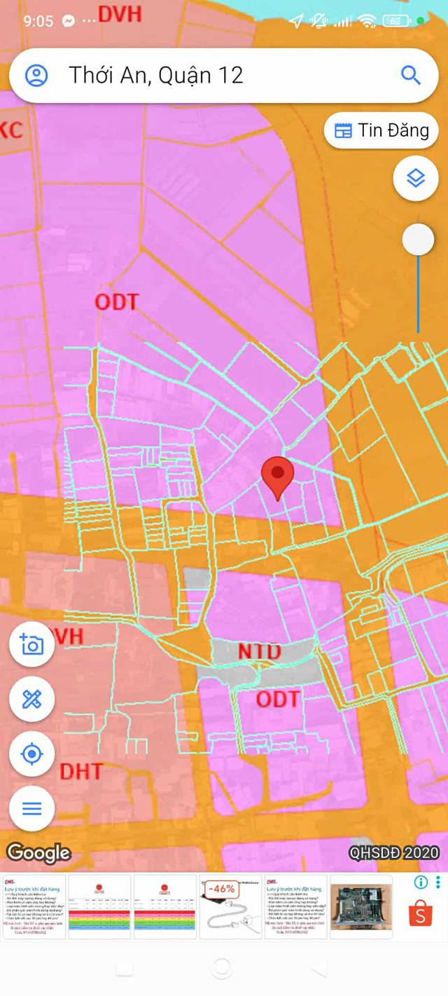 Bán đất Thới An, Q12, 1144m² chỉ 18.3 tỷ - Sổ riêng, tặng 4 nhà cấp 4!