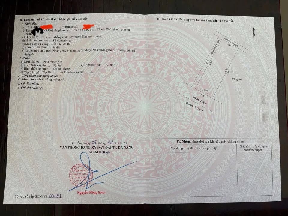 Nhà cấp 4 Vũ Quỳnh Đà Nẵng 75m² giá 6.7 tỷ - Khu vực an cư lý tưởng gần biển!