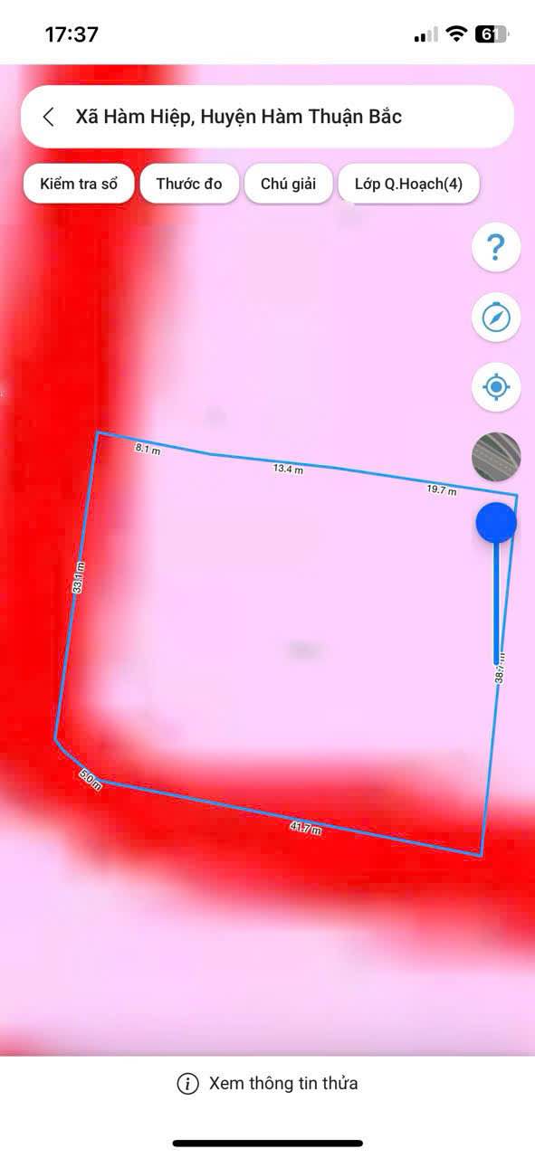 Đất thổ cư 1700m² tại Hàm Hiệp, Bình Thuận - Đầu tư sinh lời ngay!