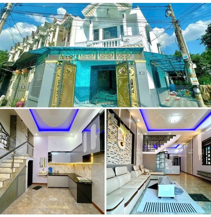 Nhà cho thuê 2 mặt tiền đường Chiêu Chiêu, Dĩ An - 80m², giá 8.25 triệu/tháng