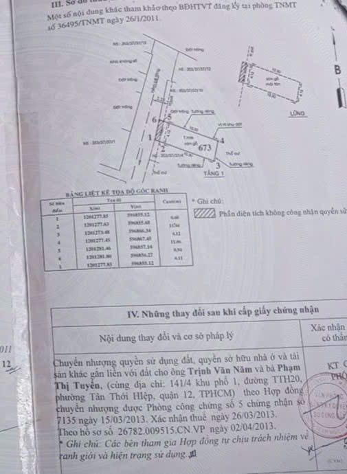 Nhà phố Tân Thới Hiệp Q12 48m² giá 2.53 tỷ - Hẻm xe hơi rộng rãi!