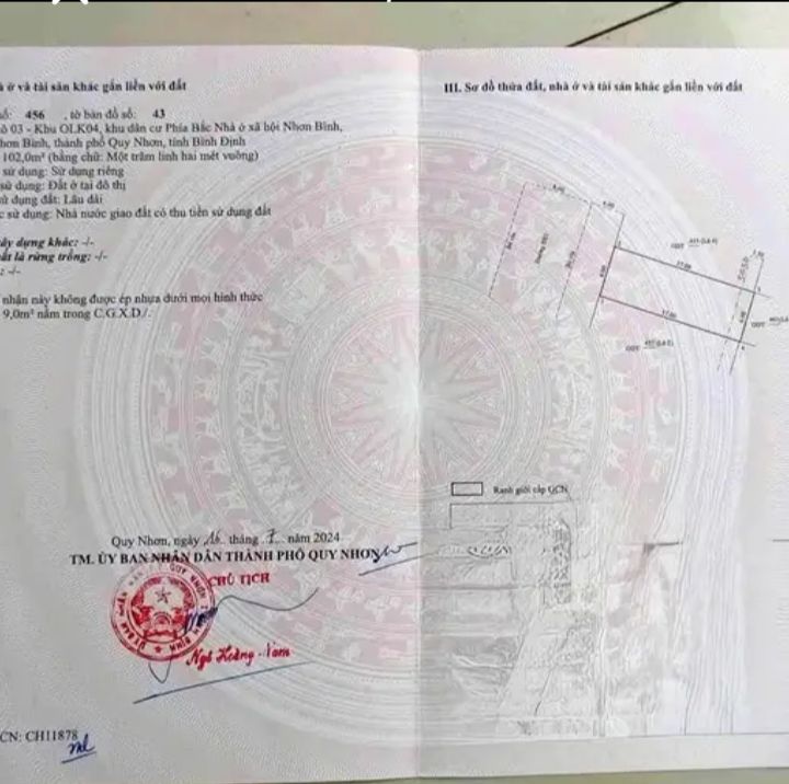 Đất nền Nhơn Bình, Quy Nhơn 102m² giá 2.5 tỷ - Đầu tư tiềm năng!