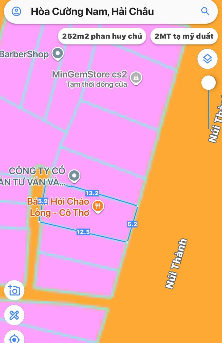 Nhà 2 tầng mặt tiền đường Núi Thành 72m² giá 10.3 tỷ - Cơ hội đầu tư tuyệt vời!