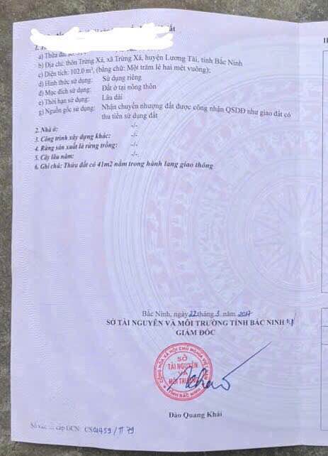 Đất nền mặt đường Tỉnh lộ 285, Lương Tài, 102m² - Giá chỉ 2 tỷ, cơ hội đầu tư vàng!