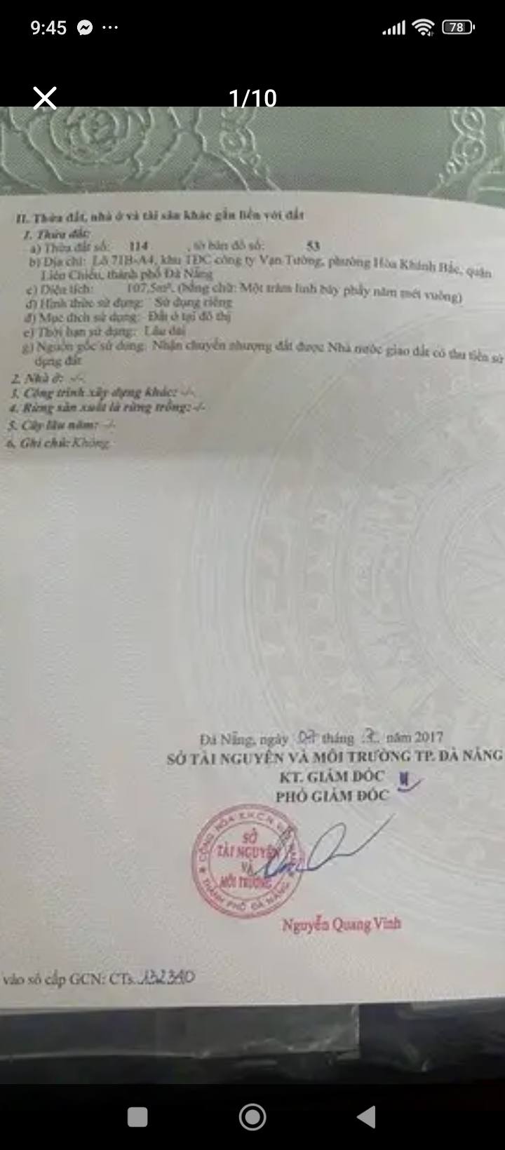 Đất nền đẹp 107m² tại Đà Nẵng giá chỉ 5.05 tỷ - Gần biển Tàm