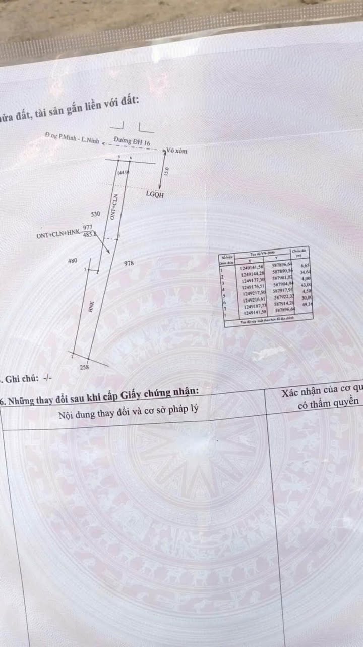 Lô Đất 486m² tại Phước Minh, Dương Minh Châu - Giá chỉ 500 triệu, cơ hội đầu tư hấp dẫn!