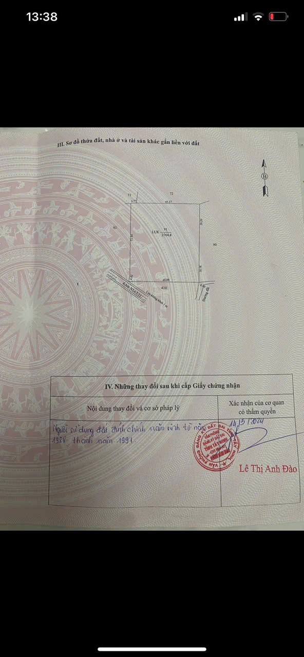 Đất nền Dương Minh Châu 3430m² giá 1.3 tỷ - Cách KCN chỉ 800m!