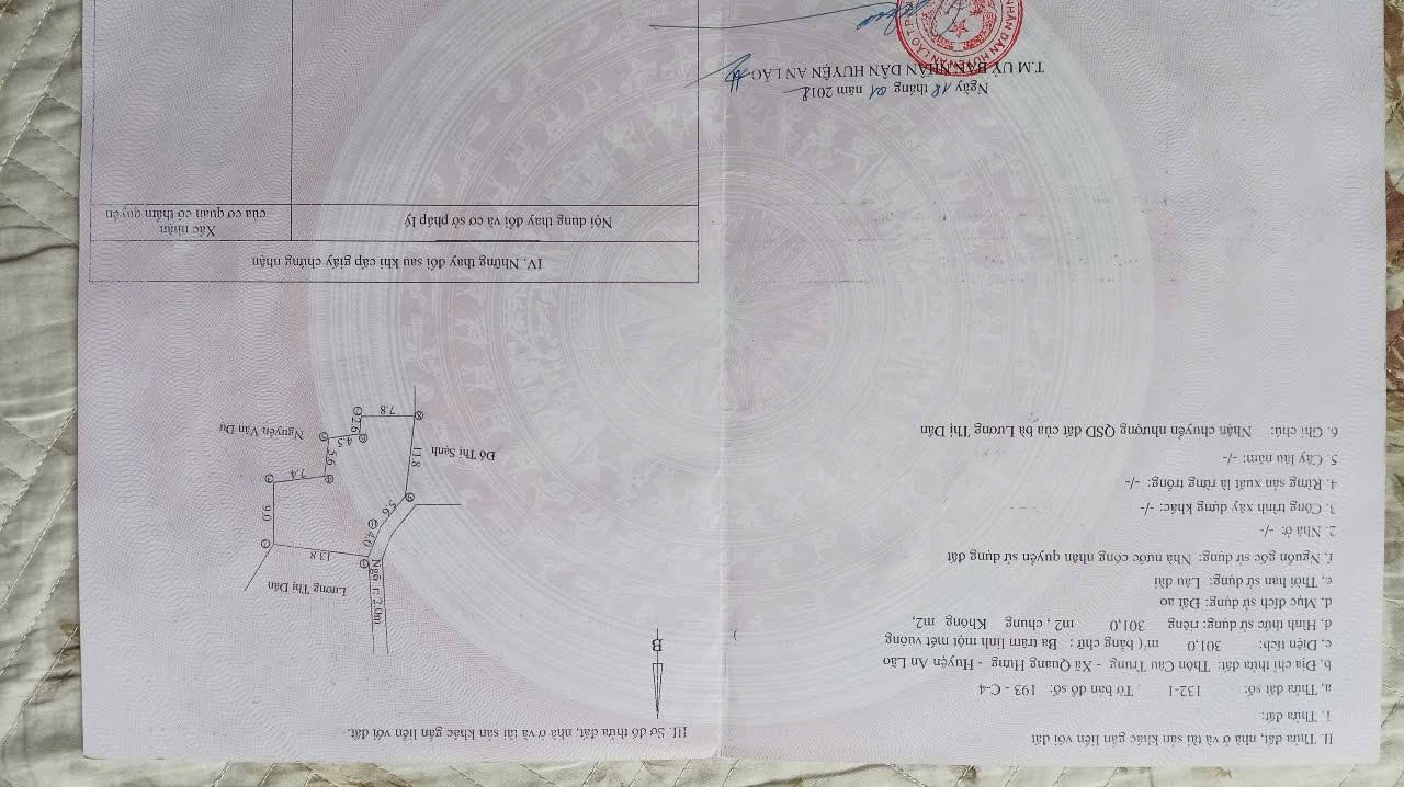 Đất nền thôn Câu Trung, xã Quang Hưng 301m² giá 1.505 tỷ - Cơ hội đầu tư hấp dẫn!