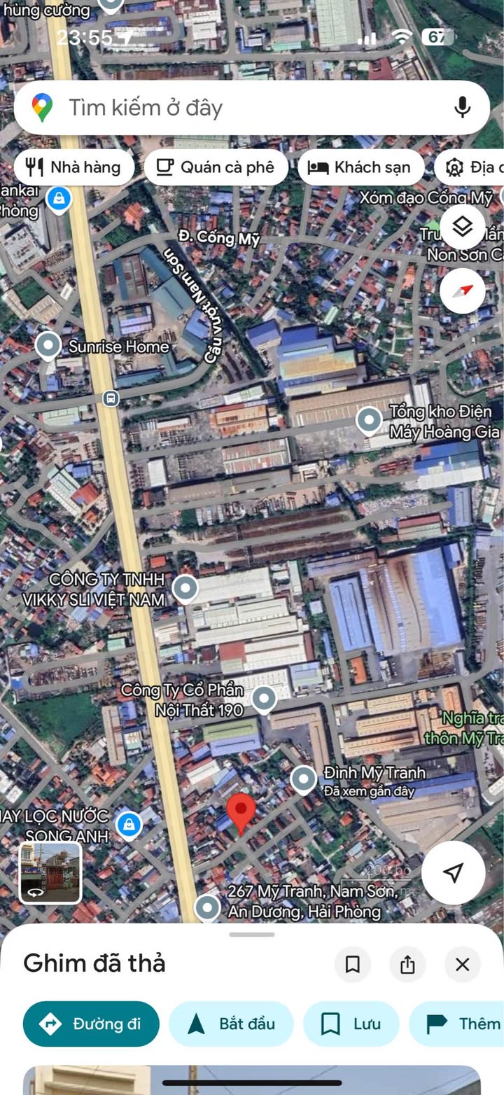 Đất đường Mỹ Tranh An Dương 130m² - Hướng Đông, Sổ Đỏ Chính Chủ