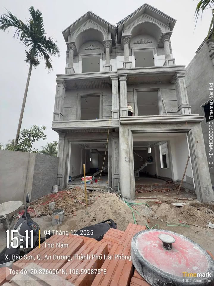 Nhà 3 tầng tại Bắc Sơn, An Dương, 56m² giá 2.9 tỷ - Thiết kế tân cổ điển sang trọng!