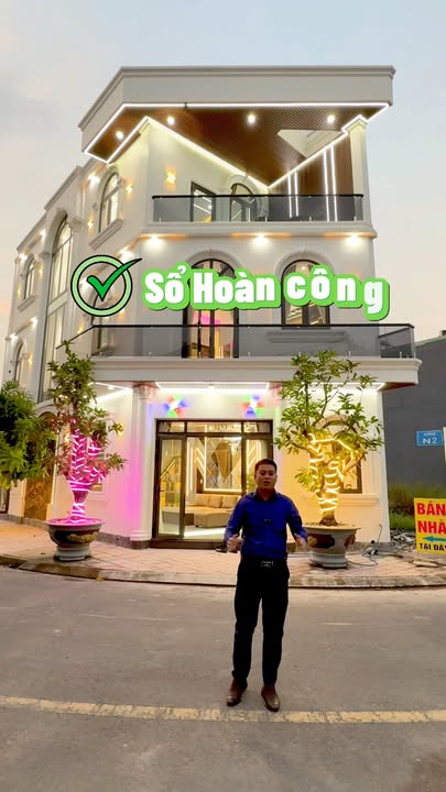 Biệt thự Phố góc 2 mặt tiền KDC An Phú, Thuận An 73m² giá 6.8 tỷ - Thiết kế sang trọng, gần nhiều tiện ích!