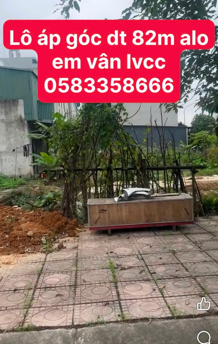 Đất nền xã Liên Bão Tiên Du 82m² - Sổ đỏ chính chủ, giá thỏa thuận!