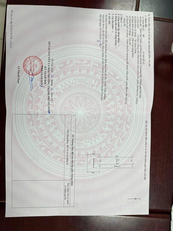 Đất mặt đường liên xã Đồng Lạc, Chương Mỹ 152m² - Đầu tư sinh lời ngay!