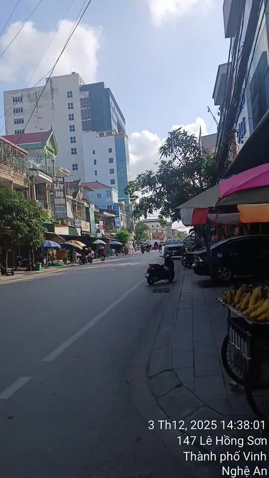 Đất mặt đường Thái Phiên, Thành Vinh 250m² giá chỉ 6.25 tỷ - Đầu tư sinh lời ngay!