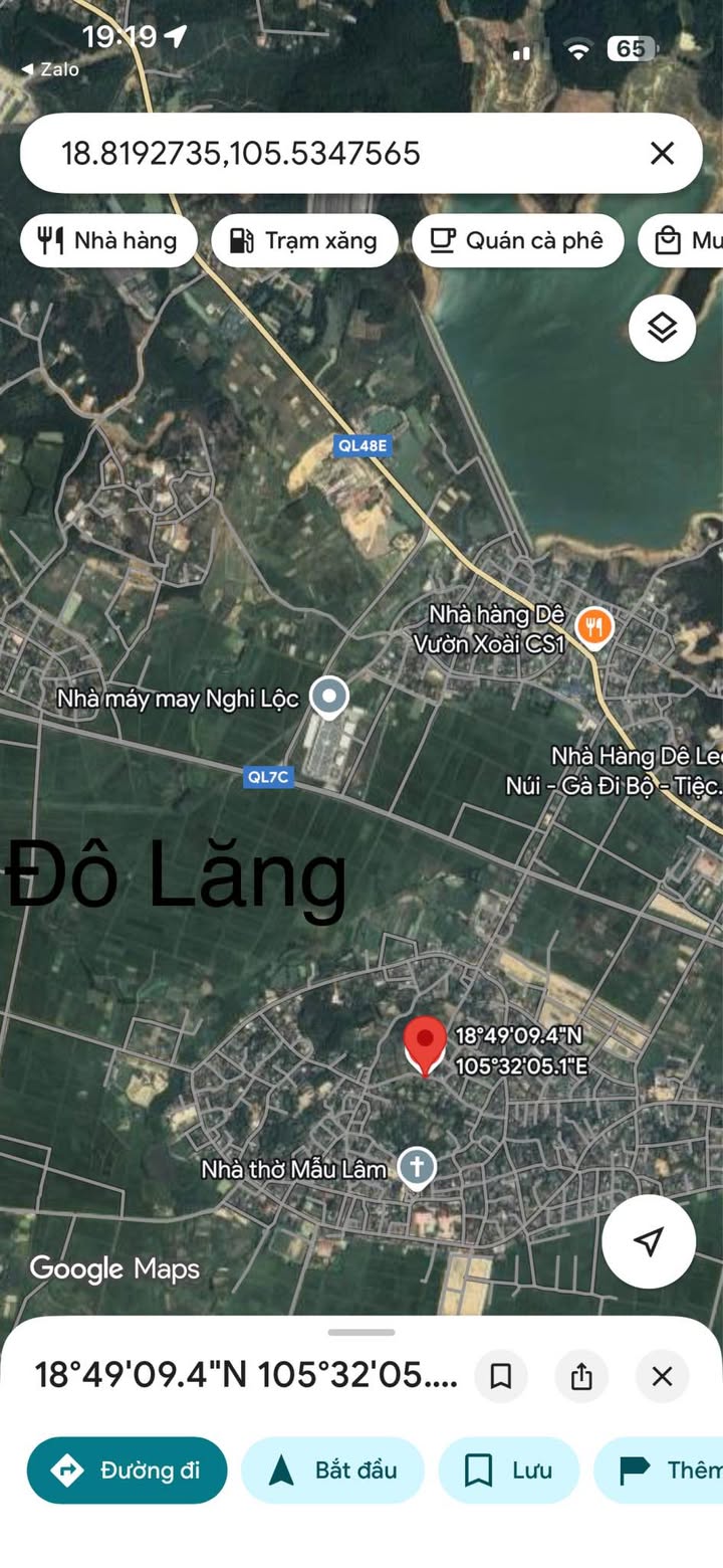 Đất nền Nghi Lâm Nghi Lộc 1313m² giá chỉ 1,5 tỷ - Cơ hội đầu tư tuyệt vời!