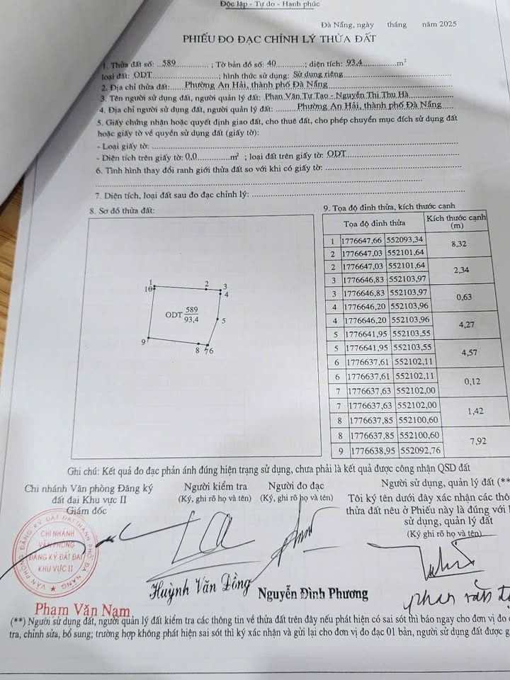 Bán lô FrontHouse mặt đường Mỹ Khê 7, Đà Nẵng 93.4m² - Cơ hội đầu tư sinh lời!