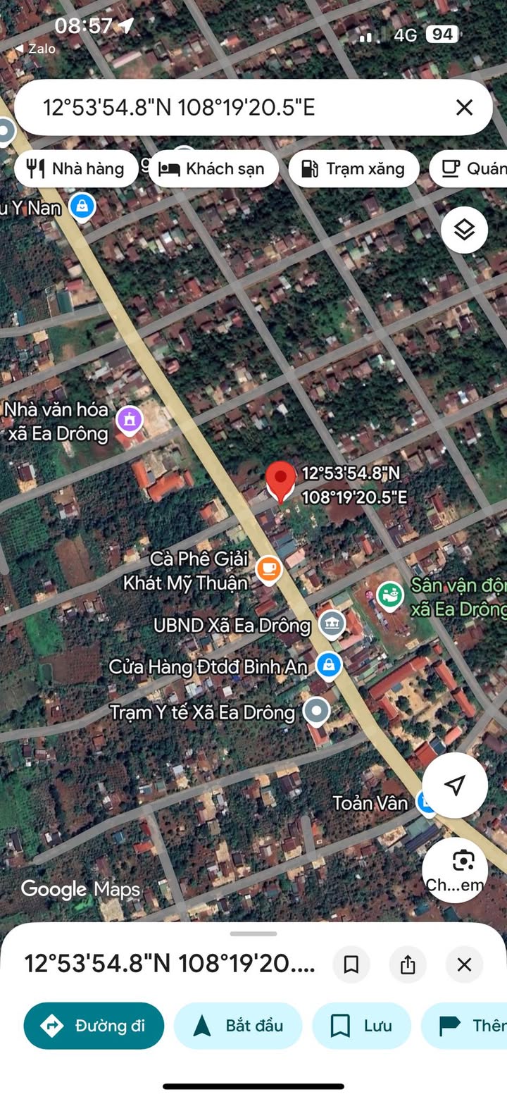 Lô đất trung tâm Ea Drông 867m² giá 867 triệu - Vị trí đắc địa sẵn sàng đầu tư!