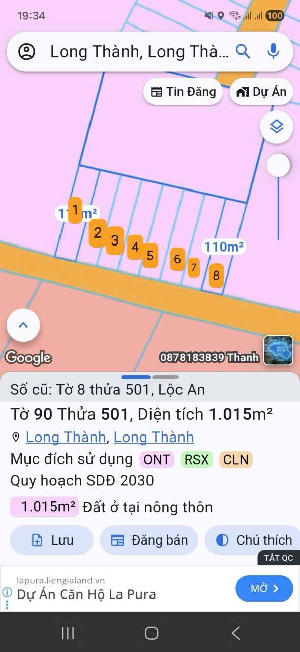 Đất nền Lộc An Long Thành 110m² giá 1.4 tỷ - Đầu tư sinh lời nhanh!