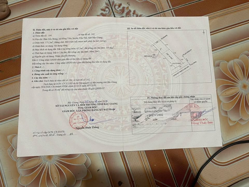 Đất mặt tiền kinh doanh tại Đồng Tiến, Yên Thế 171m² giá 800 triệu - Vị trí đắc địa cho đầu tư!