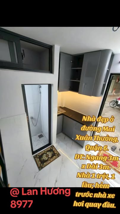Nhà đẹp Quận 6 - 9m² giá 1.58 tỷ - Hẻm xe hơi thoải mái