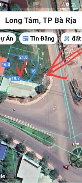 Đất mặt tiền vòng xoay Ngã 5, phường Long Tâm, Bà Rịa 338m² giá 9.9 tỷ - Đầu tư sinh lời ngay!