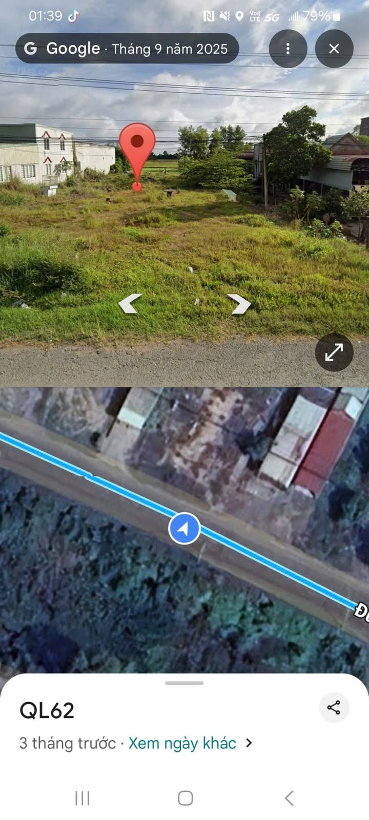 Đất nền mặt tiền Quốc lộ 62, xã Tân Đông, 800m² giá 5.5 tỷ - Cơ hội đầu tư hấp dẫn!