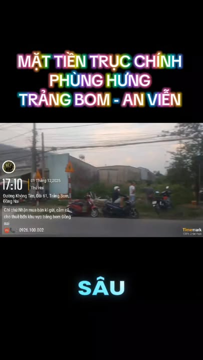 Đất mặt tiền Phùng Hưng, An Viễn 677m² giá 6 tỷ - Vị trí vàng cho đầu tư!