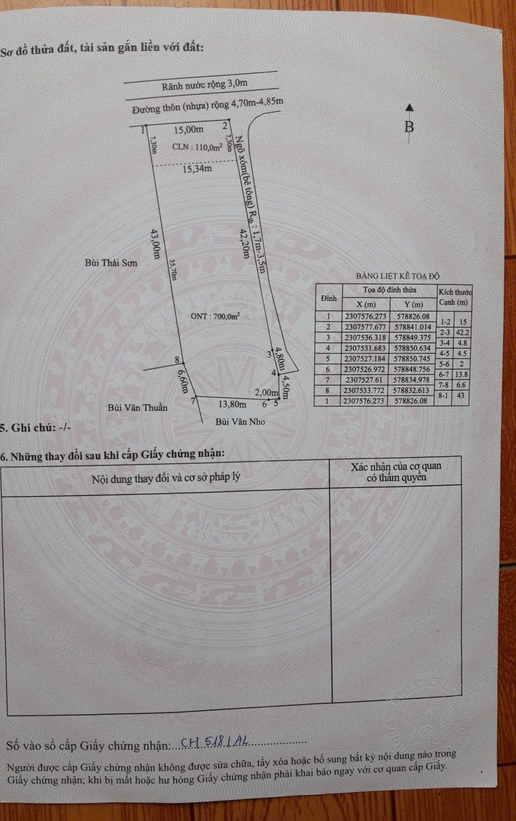 Lô đất vị trí đắc địa tại Thượng Trang, An Trường, Hải Phòng 1100m² - Đầu tư sinh lời ngay!