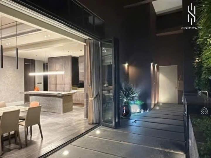 Penthouse The River Thủ Thiêm 220m² giá 130 triệu - Thiết kế sang trọng, sân vườn