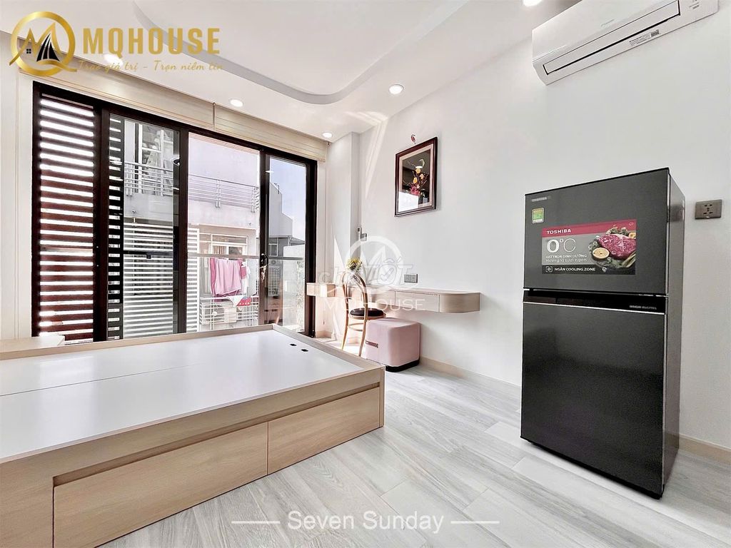 Căn hộ Studio Nguyễn Văn Trỗi 40m² giá 7.3 triệu - Nội thất hiện đại, tiện nghi đầy đủ!