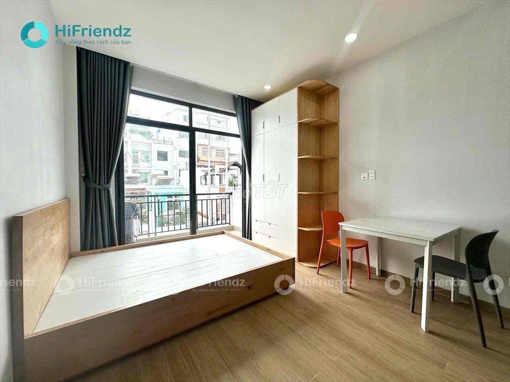 Chung cư mini Dương Bá Trạc 29m² giá 6.5 triệu - Ban công siêu thoáng, thang máy tiện lợi!