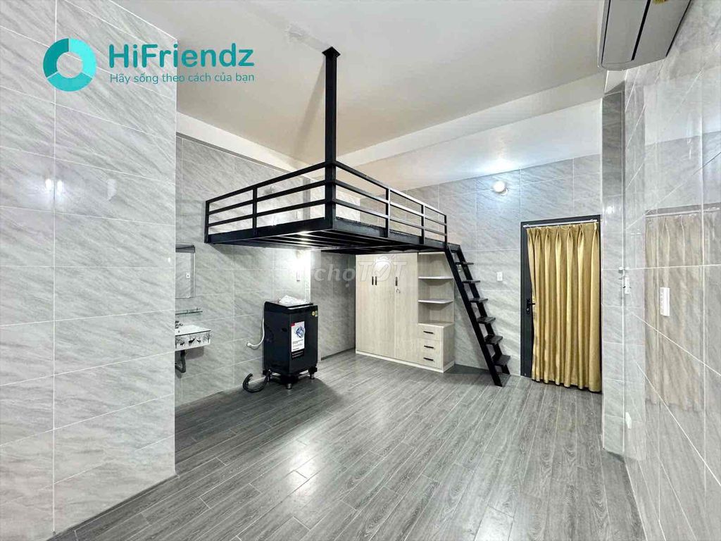 Cho thuê CHDV gác siêu rộng tại Quận 8, 35m² giá 6.4 triệu - Nội thất mới 100%!