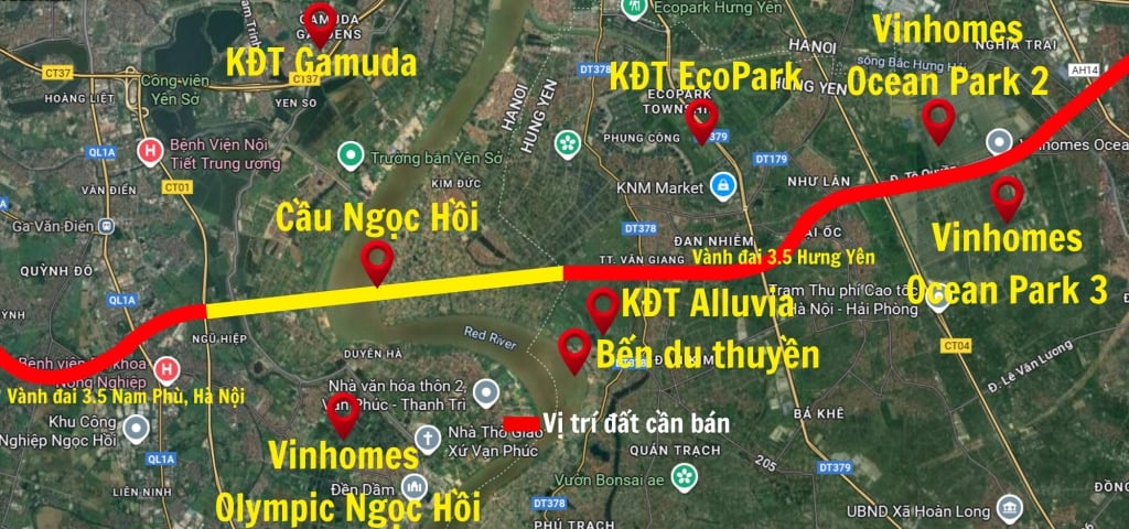 Đất nền 1000m² xã Vạn Phúc, Thanh Trì, giá 3.2 tỷ - Sổ đỏ chính chủ, vị trí đắc địa!