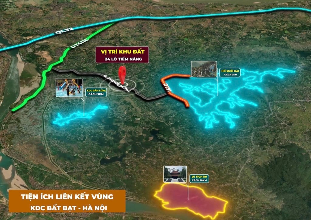 Lô đất Ba Vì 100m² giá chỉ 980 triệu - Cơ hội đầu tư hấp dẫn!